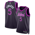 Anthony Edwards Minnesota Timberwolves Nike Unisex 2025/26 Swingman Jersey - Purple - City Edition
