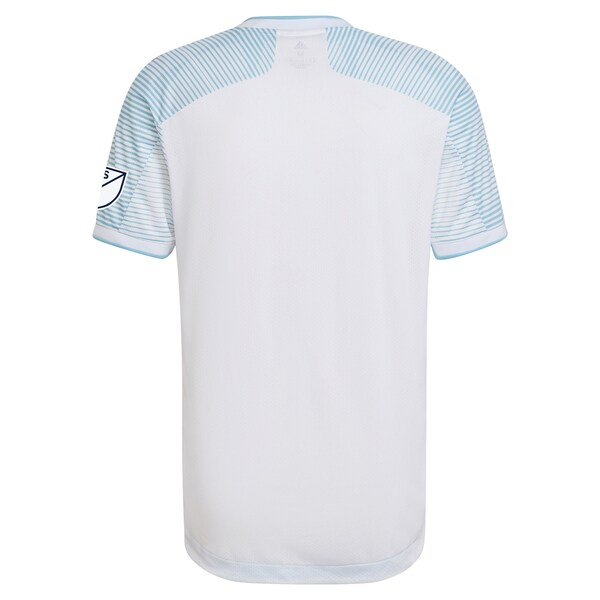 Chicago Fire adidas 2022 Lakefront Kit Authentic Blank Jersey - White