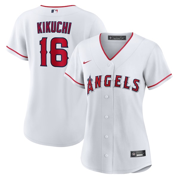 Yusei Kikuchi Los Angeles Angels Nike Women's Home Replica Jersey - White