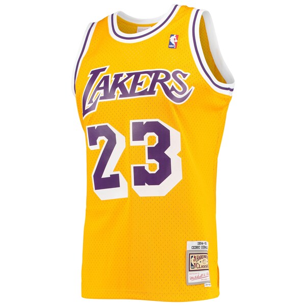 Cedric Ceballos Los Angeles Lakers 1994/95 Hardwood Classics Swingman Jersey - Gold
