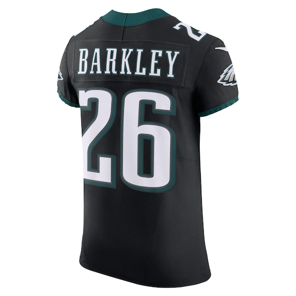 Saquon Barkley Philadelphia Eagles Nike Alternate  Vapor F.U.S.E. Elite Jersey - Black/Kelly Green