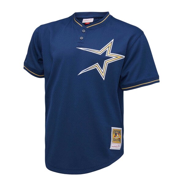 Craig Biggio Houston Astros 1991 Cooperstown Collection Mesh Pullover Jersey - Navy