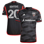 Christian Benteke D.C. United adidas 2024 The Icon Kit Authentic Player Jersey – Black