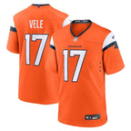 Devaughn Vele Denver Broncos Nike Team Game Jersey -  Orange