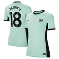 Christopher Nkunku Chelsea Nike Women's 2023/24 Third Stadium Replica Player Jersey - Mint