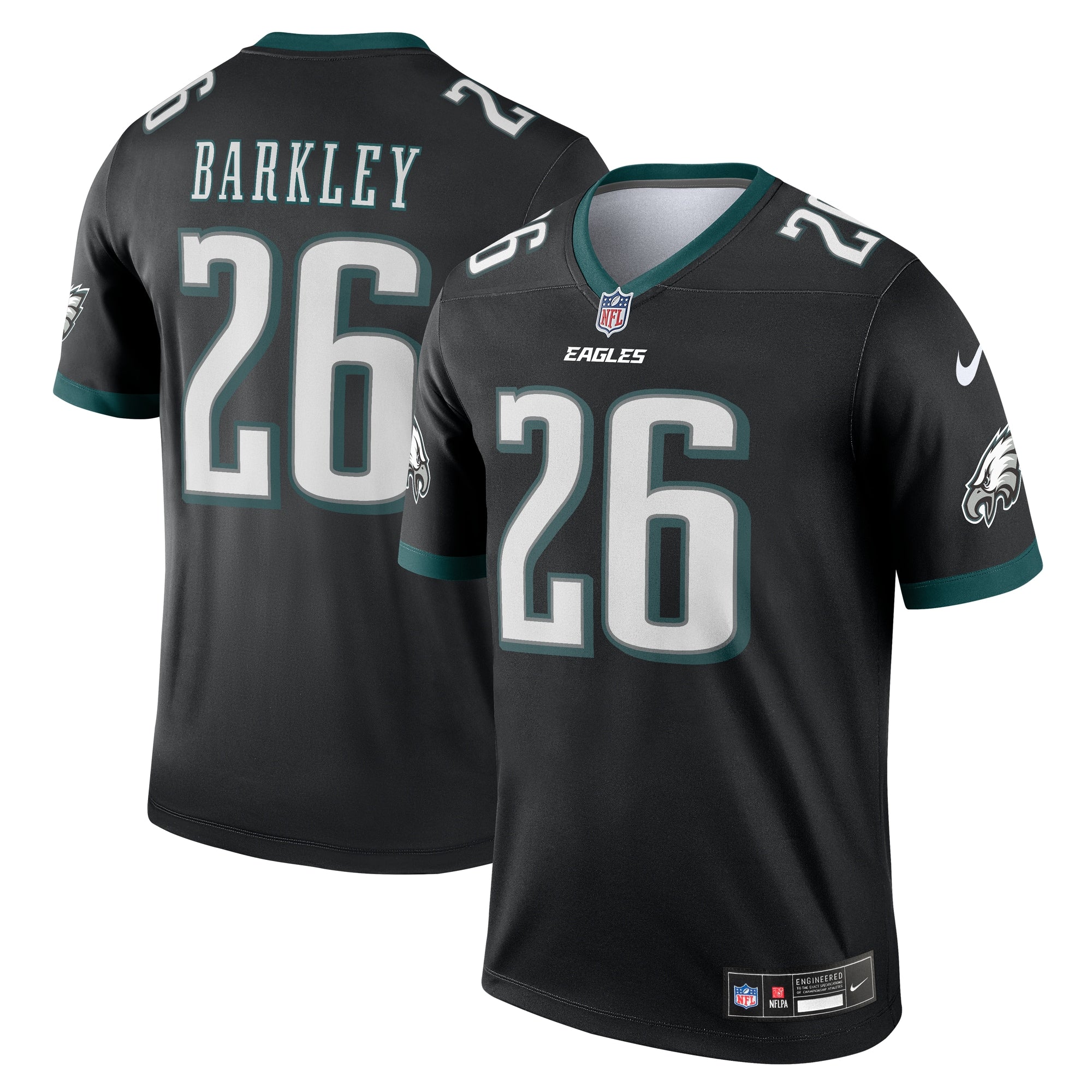 Saquon Barkley Philadelphia Eagles Nike  Legend Player Performance Top - Midnight Green/Kelly Green/Black