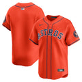 Houston Astros Nike Alternate Limited Jersey - Orange/White