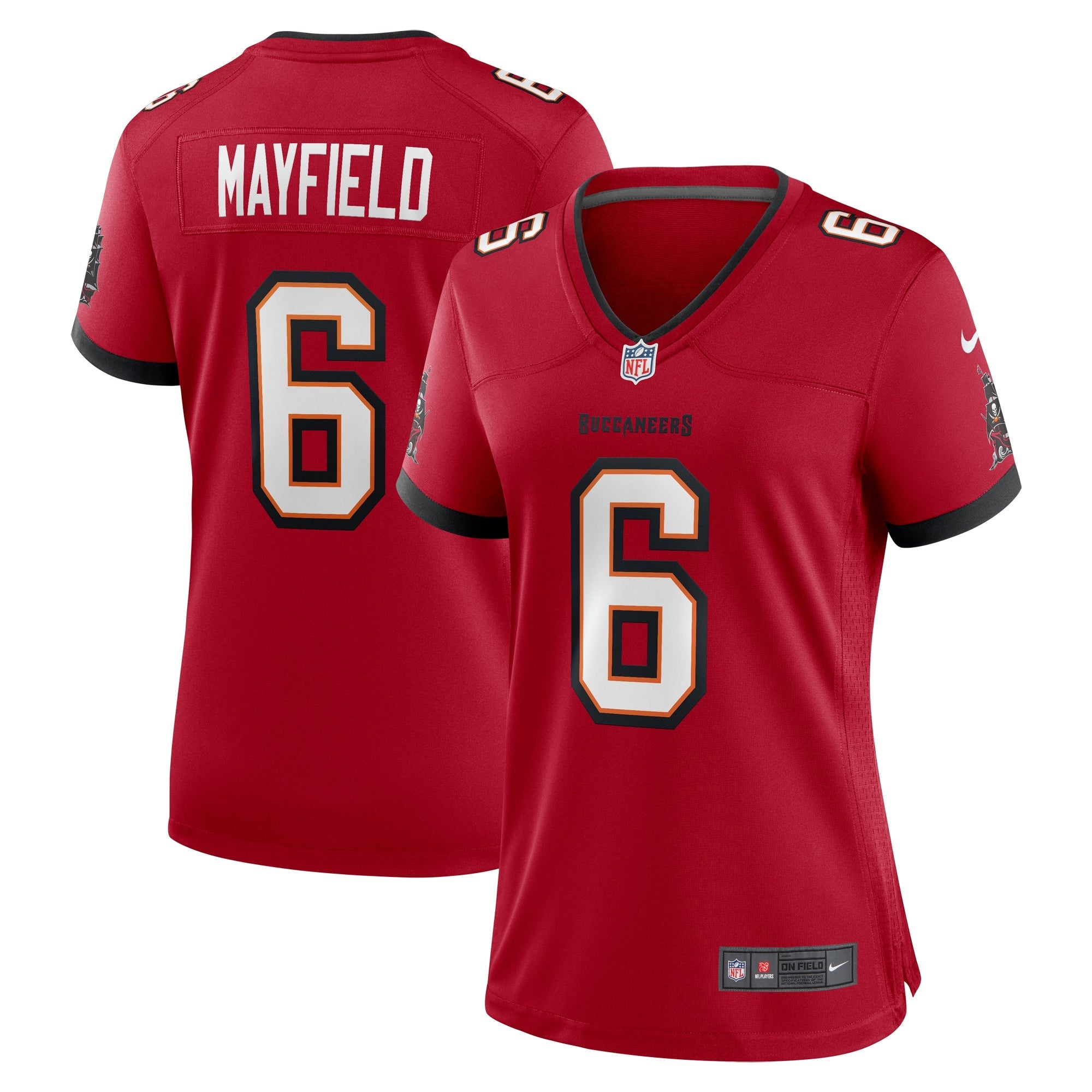 Baker Mayfield '76 Tampa Bay Buccaneers Nike Women's  Game Jersey - White/Red/Orange