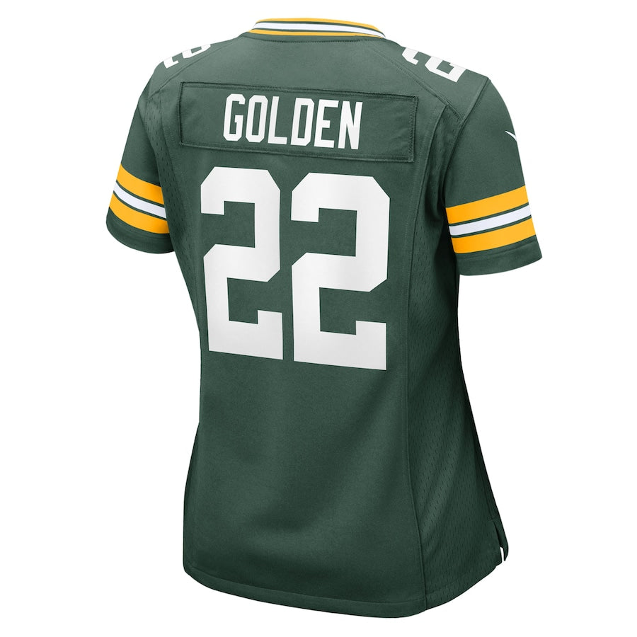 Women's Matthew Golden Green Bay Packers Nike 2025 NFL Draft First Round Pick  Game Jersey - Green