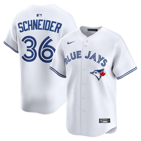 Davis Schneider Toronto Blue Jays Nike Home Limited Jersey - White