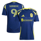 Sam Surridge Nashville SC adidas 2025 The Heart of Nashville Kit Replica Player Jersey - Navy