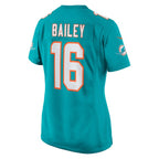 Jake Bailey Miami Dolphins Nike Women's Game Player Jersey - Aqua