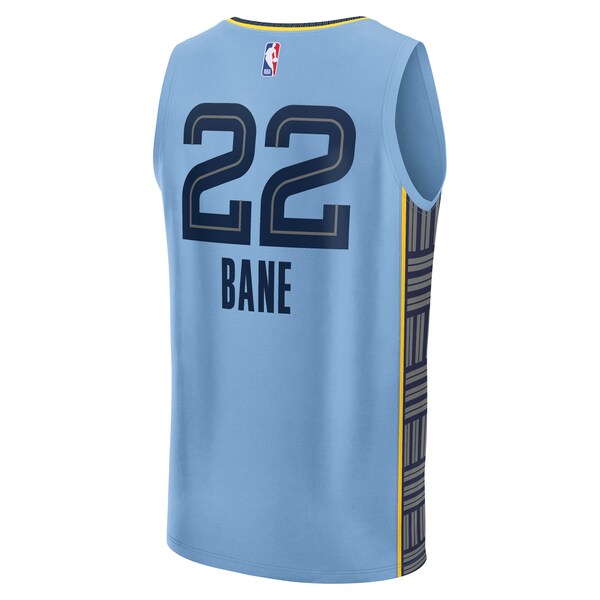 Desmond Bane Memphis Grizzlies  Fast Break Replica Player Jersey - Statement Edition - Light Blue