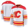 Calgary Flames  Away Premium Jersey - White/Black/Red