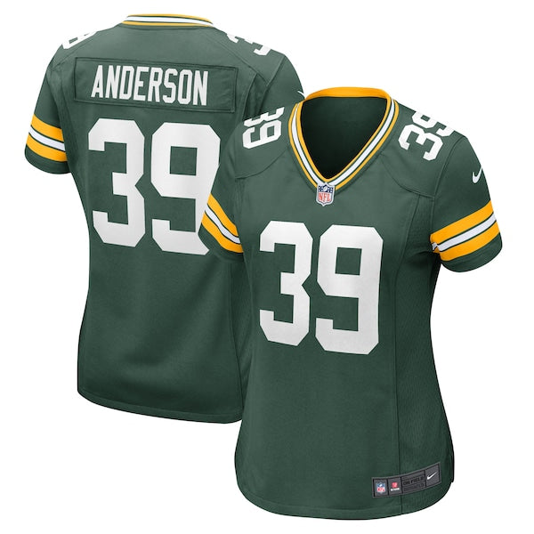 Zayne Anderson Green Bay Packers Nike Women's Team Game Jersey -  Green