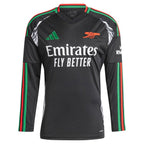 Bukayo Saka Arsenal adidas 2024/25 Away Replica Long Sleeve Player Jersey - Black