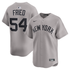 Max Fried New York Yankees Nike Road Limited Player Jersey - Gray/White