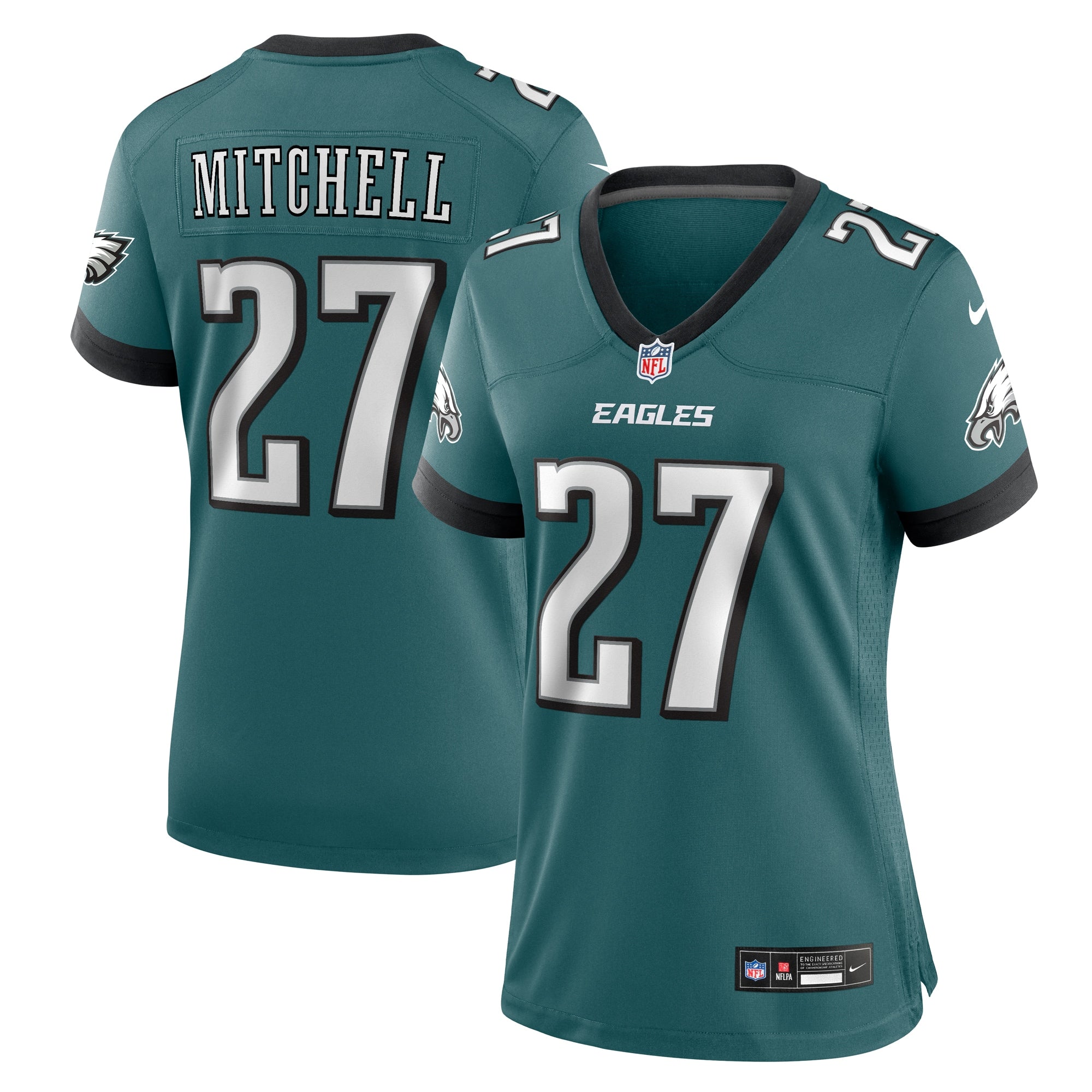 Quinyon Mitchell Philadelphia Eagles Nike Women's Alternate Game Jersey -  Kelly Green/Green
