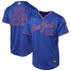 Juan Soto New York Mets Nike Youth Alternate 2 Limited Jersey – Royal/White