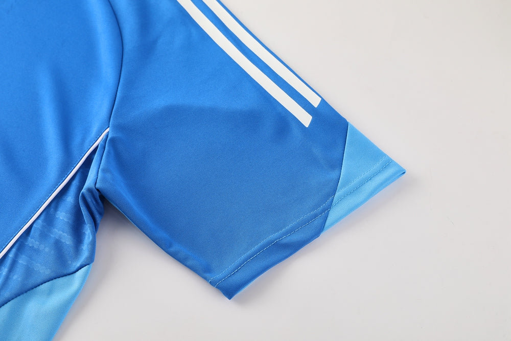 Adidas Short Sleeve Training Jersey Set - AD09- Royal Blue