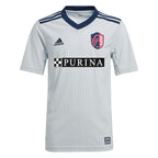 Eduard Löwen St. Louis City SC adidas Youth 2024 The Spirit Kit Replica Jersey - Gray