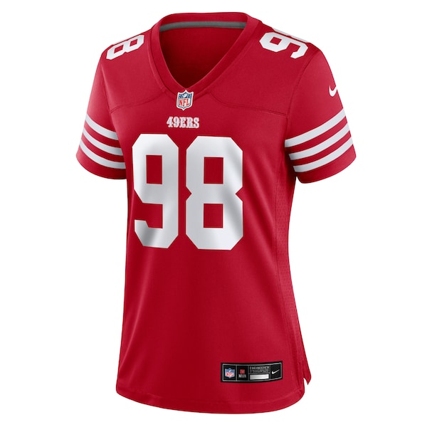 Mykel Williams San Francisco 49ers Nike Women's Team Game Jersey -  Scarlet