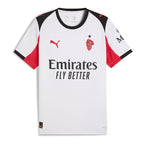 AC Milan Puma 2025/26 Away Replica Jersey - White/Red