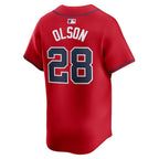 Matt Olson Atlanta Braves Nike Alternate Limited Player Jersey – Red