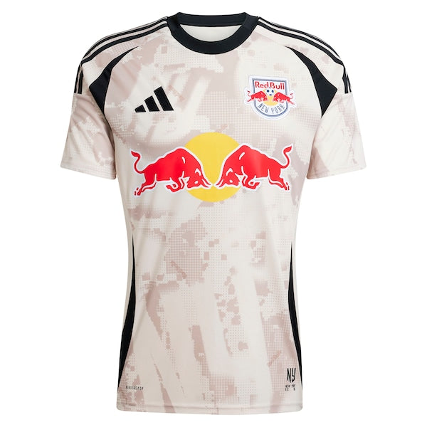 New York Red Bulls adidas 2025 Stone Kit Replica Custom Jersey - Tan