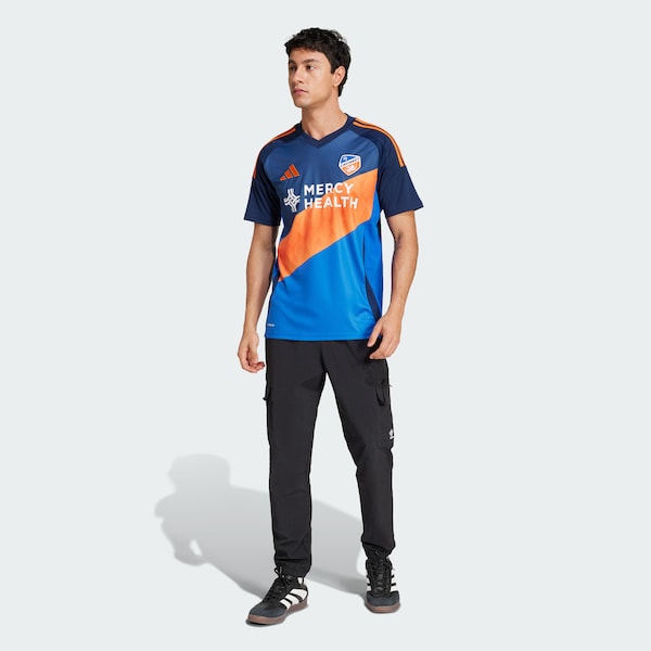 FC Cincinnati adidas 2025 Orange and Blue Legacy Kit Replica Jersey - Blue