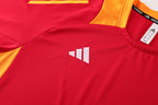 Adidas Short Sleeve Training Jersey Set - AD08- Red/Yellow