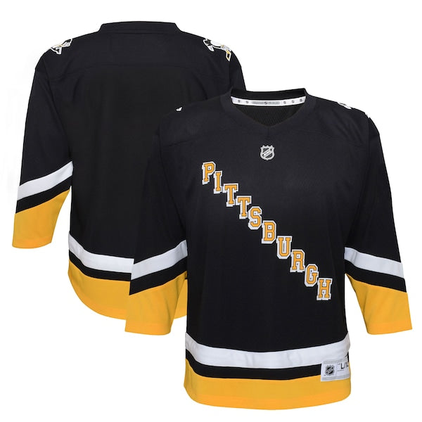 Pittsburgh Penguins Preschool 2021/22 Alternate Replica Jersey - Black