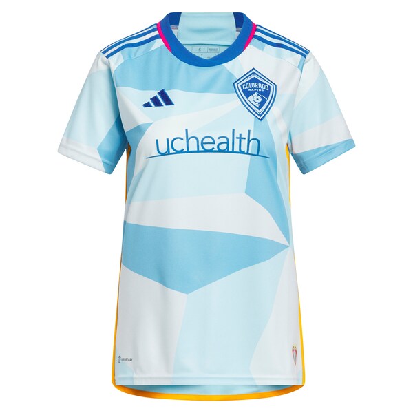 Cole Bassett Colorado Rapids adidas Women's 2024 New Day Kit Replica Jersey - Light Blue