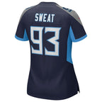 T'Vondre Sweat Tennessee Titans Nike Women's Team Game Jersey -  Navy