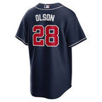 Matt Olson Atlanta Braves Nike Alternate Replica Player Jersey - Navy