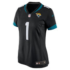 Travis Etienne Jacksonville Jaguars Nike Women's Game Jersey - Black/Teal