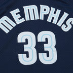 Marc Gasol Memphis Grizzlies  2008/09 Hardwood Classics Swingman Throwback Jersey - Navy