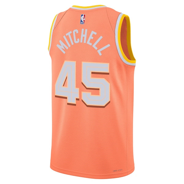 Donovan Mitchell Cleveland Cavaliers Nike Unisex 2025/26 Swingman Jersey - Orange - City Edition