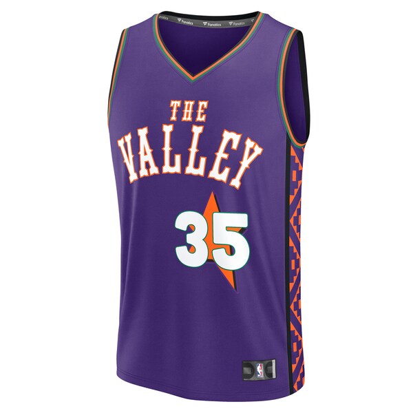 Kevin Durant Phoenix Suns  Youth 2024/25 Fast Break Player Jersey - City Edition - Purple