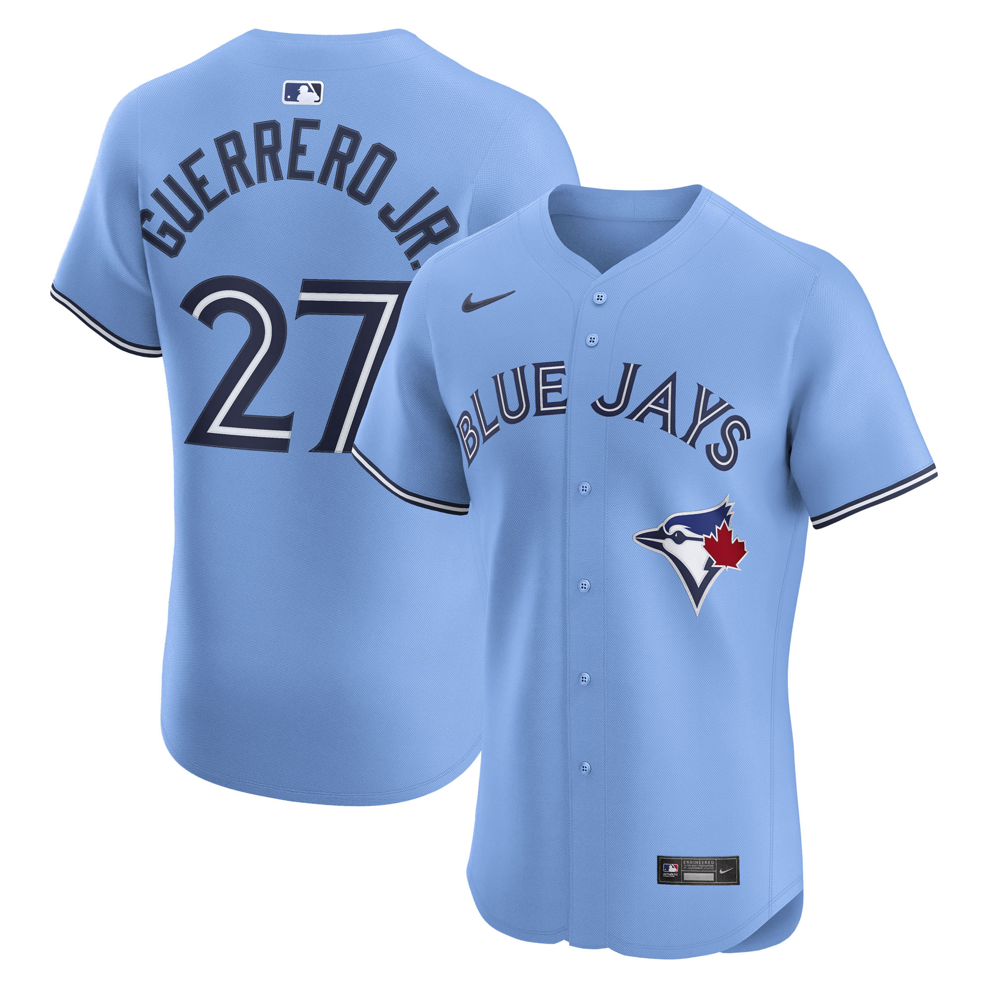 Vladimir Guerrero Jr. Toronto Blue Jays Nike Home Elite Jersey - White/Royal/Powder Blue