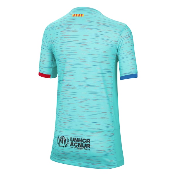 Barcelona Nike Youth 2023/24 Third Replica Jersey - Aqua