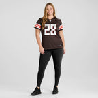Carlos Washington Jr. Atlanta Falcons Nike Women's Team Game Jersey -  Black