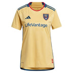 Real Salt Lake adidas Women's 2024 The Beehive State Kit Replica Custom Jersey - Gold