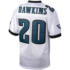 Brian Dawkins Philadelphia Eagles 2004 Authentic Throwback Retired Player Jersey - White/Black