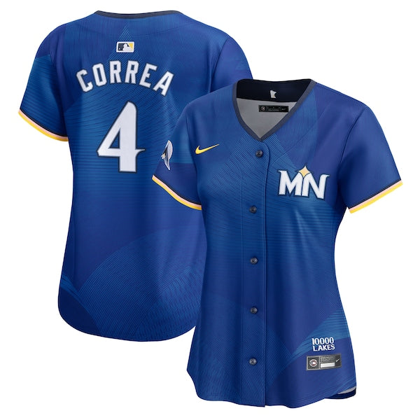 Carlos Correa Minnesota Twins Nike Women's 2024 City Connect Limited Jersey - Royal