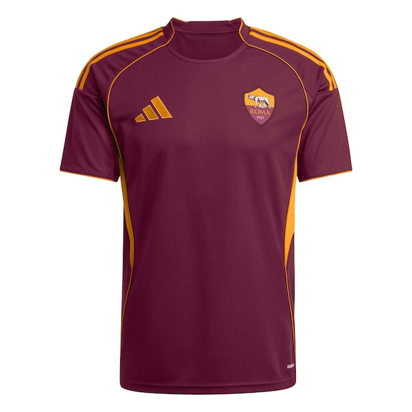 AS Roma adidas 2025/26 Home Replica Jersey - Red/White