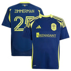Walker Zimmerman Nashville SC adidas Youth 2025 The Heart of Nashville Kit Replica Player Jersey - Navy