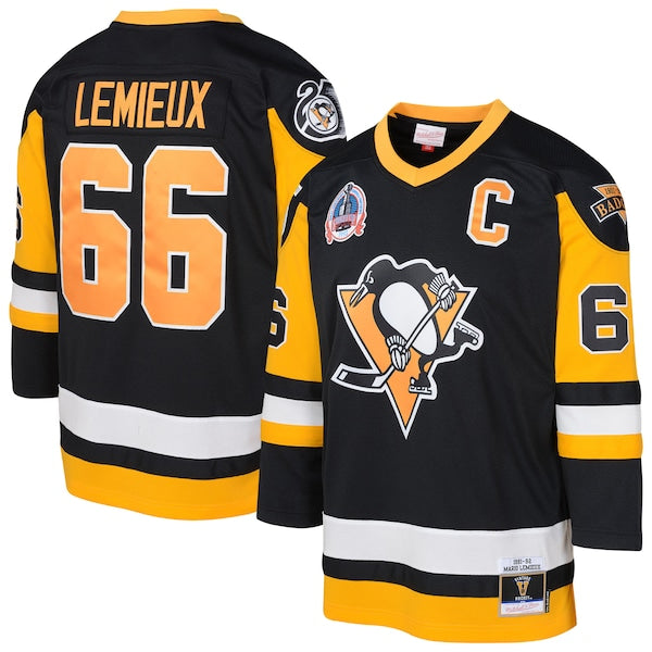 Mario Lemieux Pittsburgh Penguins  Toddler 1991/92 Blue Line 2.0 Player Jersey - Black
