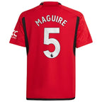 Harry Maguire Manchester United adidas Youth 2023/24 Home Replica Player Jersey - Red