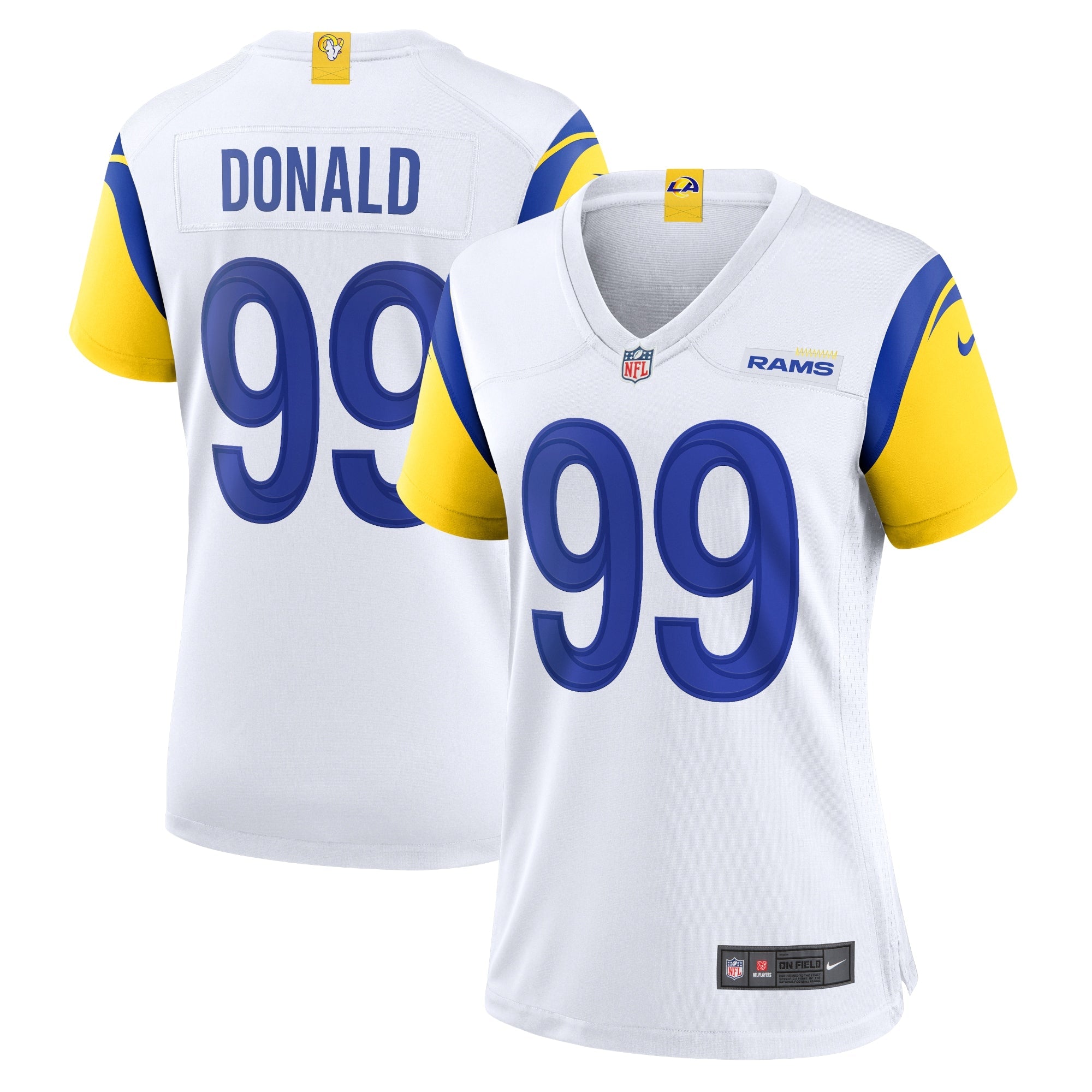 Aaron Donald Los Angeles Rams Nike Women's Player Jersey - Royal/White